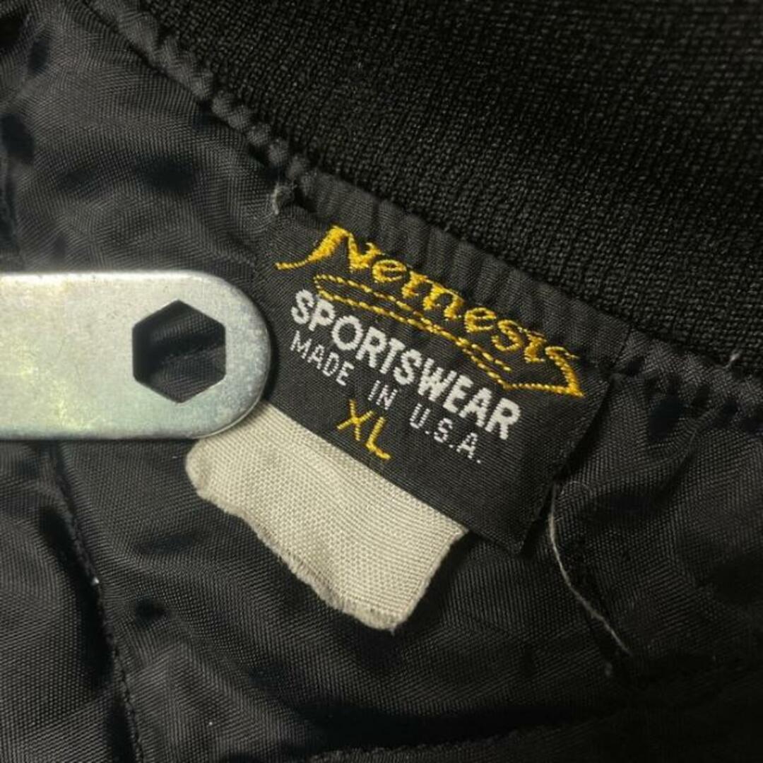 80年代 USA製 Netnesis ワークジャケット 企業ロゴ刺繍 キルティングライナー メンズXL メンズのジャケット/アウター(カバーオール)の商品写真