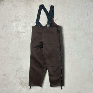 90年代 米軍実品 U.S.ARMY ボアフリース パイルオーバーオール  LARGE SHORT メンズW35相当(戦闘服)