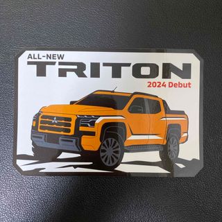 ミツビシ(三菱)のTRITONシール非売品２枚(その他)