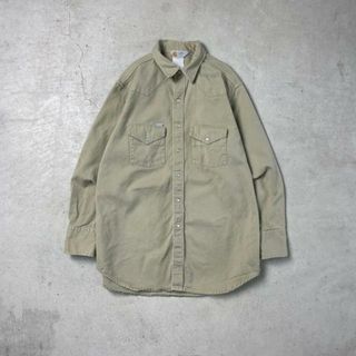 カーハート(carhartt)の80年代 Carhartt カーハート ダック地 長袖 ワークシャツ メンズ2XL相当(シャツ)