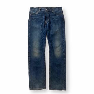 リーバイス(Levi's)のリーバイス 501 デニム 色落ち インディゴ 革パッチ w36 L34(デニム/ジーンズ)