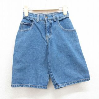 ゲス(GUESS)の古着 ゲス GUESS ショート パンツ ショーツ キッズ ボーイズ 子供服 00年代 00s コットン 紺 ネイビー デニム 23jul29(パンツ)