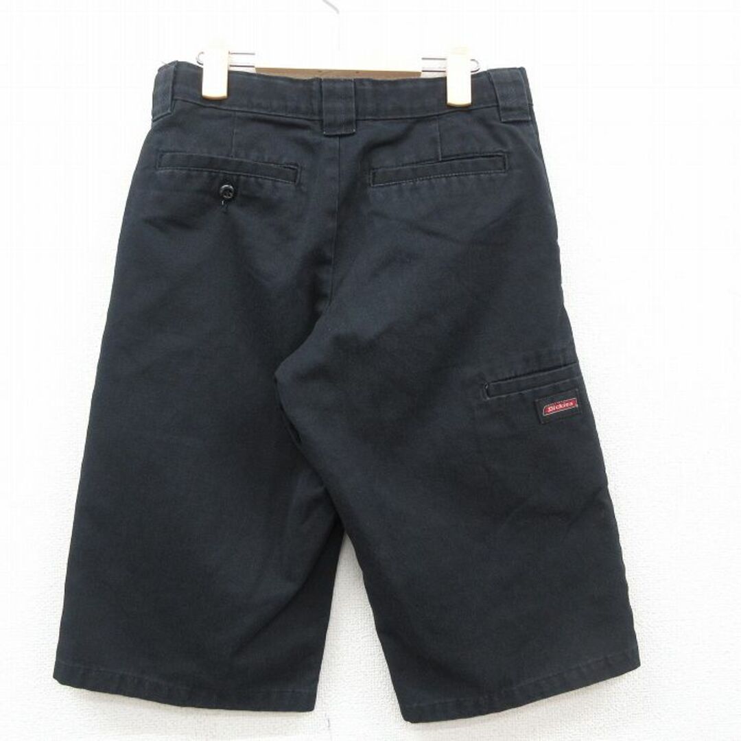 Dickies(ディッキーズ)の古着 ディッキーズ Dickies ワーク 7分丈 パンツ キッズ ボーイズ 子供服 黒 ブラック 23jul29 キッズ/ベビー/マタニティのベビー服(~85cm)(パンツ)の商品写真