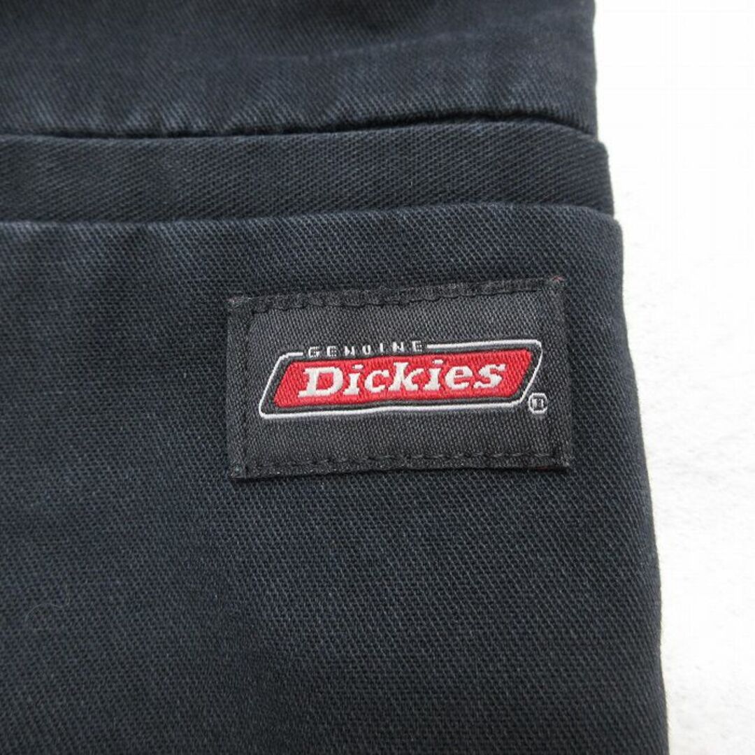 Dickies(ディッキーズ)の古着 ディッキーズ Dickies ワーク 7分丈 パンツ キッズ ボーイズ 子供服 黒 ブラック 23jul29 キッズ/ベビー/マタニティのベビー服(~85cm)(パンツ)の商品写真