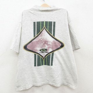 ガッチャ(GOTCHA)の古着 ガッチャ GOTCHA 半袖 ビンテージ Tシャツ キッズ ボーイズ 子供服 90年代 90s サーフィン コットン クルーネック USA製 薄グレー 霜降り 【spe】 23jul28(シャツ/カットソー)