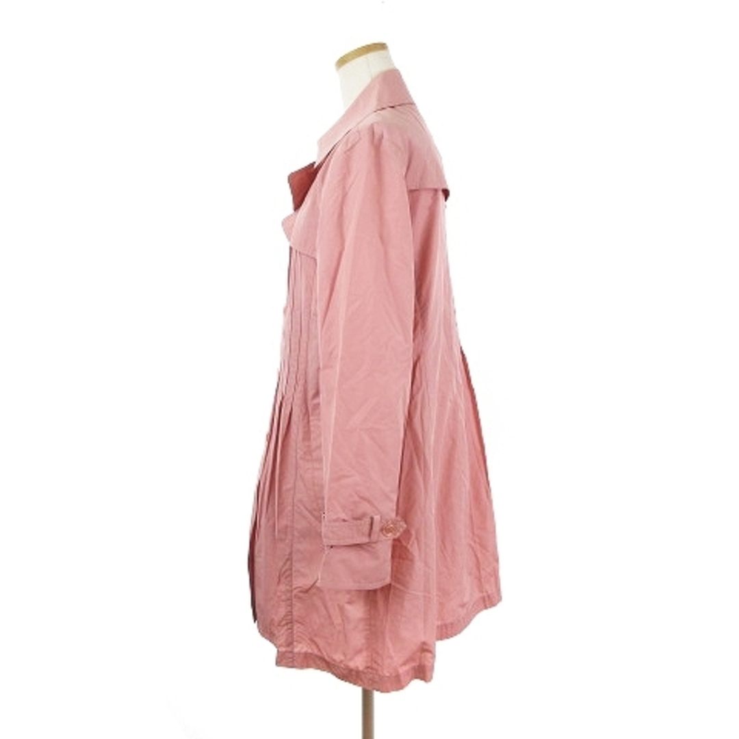 leilian(レリアン)のレリアン  シングルコート ミドル丈 ベルト付 ナイロン ピンク 11 M相当 レディースのジャケット/アウター(その他)の商品写真