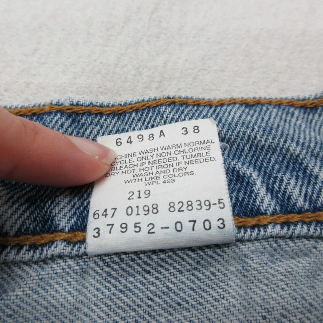 Levi's(リーバイス)の古着 リーバイス Levis 37952 950 ショート パンツ ショーツ レディース 00年代 00s コットン 薄紺 ネイビー デニム 23jul26 中古 ボトムス 短パン ショーパン ハーフ レディースのパンツ(ショートパンツ)の商品写真