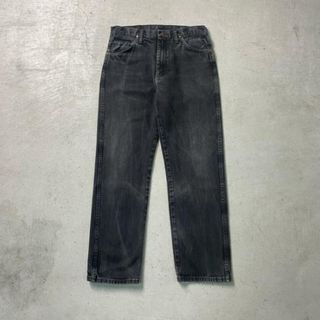 Wrangler ラングラー ブラックデニムパンツ ストレート ジーンズ  メンズW33