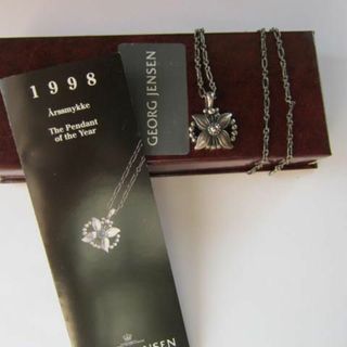 Georg Jensen - 【新品】ジョージ・ジェンセン　1998シルバーペンダント　 エーデルワイス