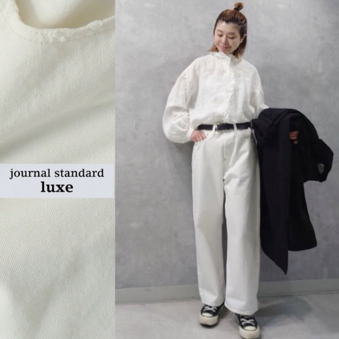 JOURNAL STANDARD(ジャーナルスタンダード)のjournal standard luxe 13OZデニムワイドストレート5PK レディースのパンツ(デニム/ジーンズ)の商品写真