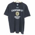 L★古着 リーボック REEBOK 半袖 ブランド Tシャツ メンズ NHL …