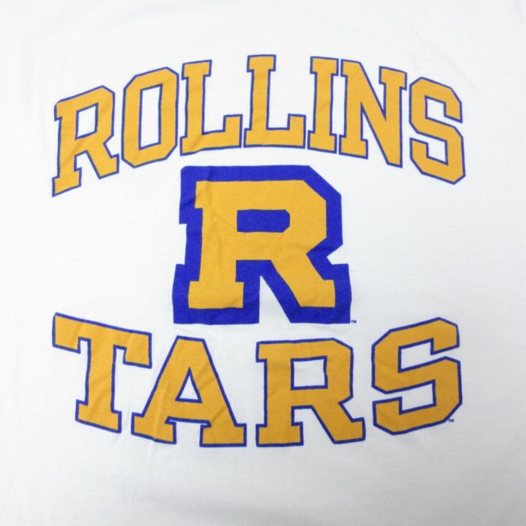 Champion(チャンピオン)のL★古着 チャンピオン Champion 半袖 ブランド Tシャツ メンズ ROLLINS TARS クルーネック 白 ホワイト 23jul27 中古 メンズのトップス(Tシャツ/カットソー(半袖/袖なし))の商品写真