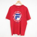 XL★古着 フィラ FILA 半袖 ブランド Tシャツ メンズ ビッグロゴ ク…