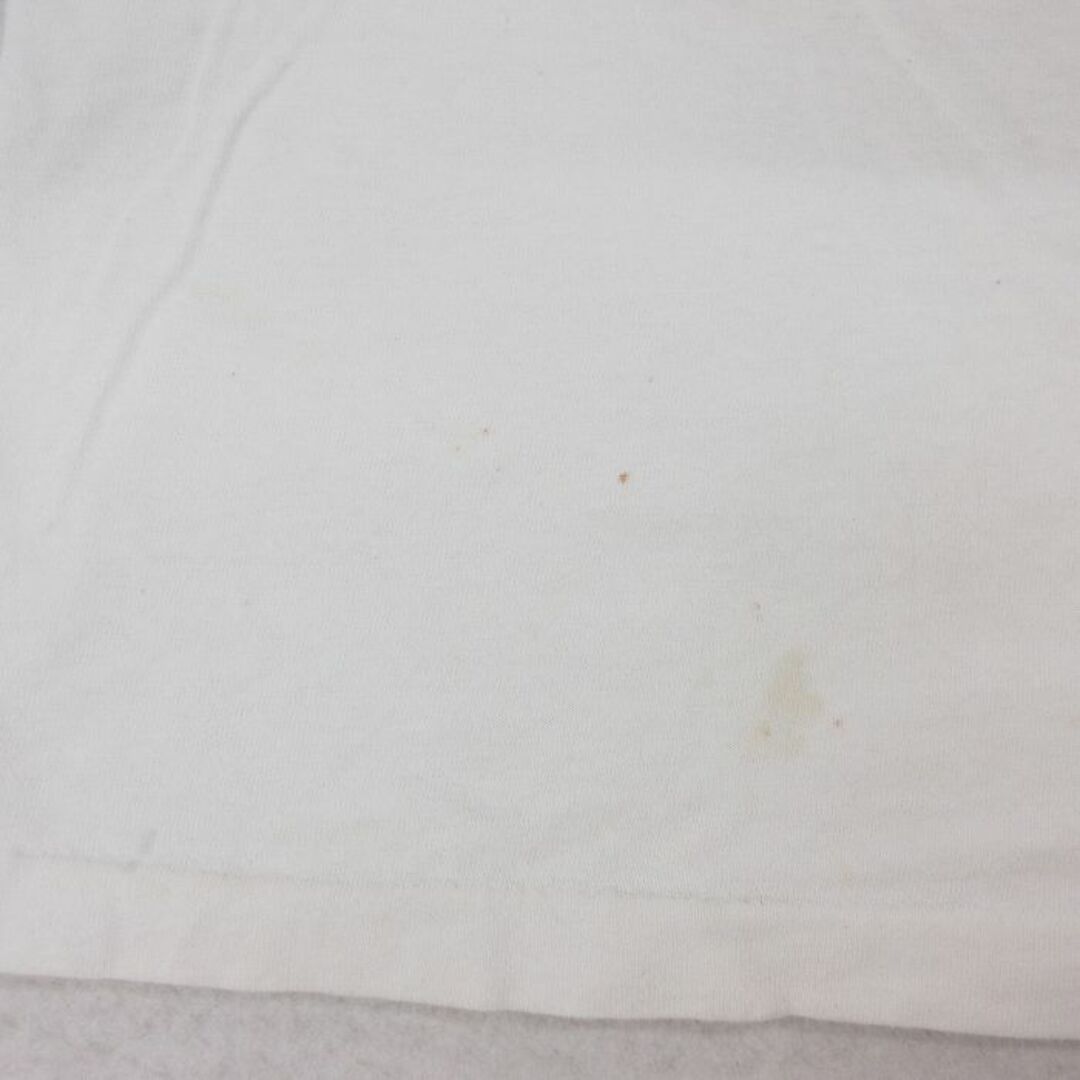 FILA(フィラ)のL★古着 フィラ FILA 半袖 ビンテージ Tシャツ メンズ 90年代 90s バスケットボール hill コットン クルーネック USA製 白 ホワイト 23jul27 中古 メンズのトップス(Tシャツ/カットソー(半袖/袖なし))の商品写真