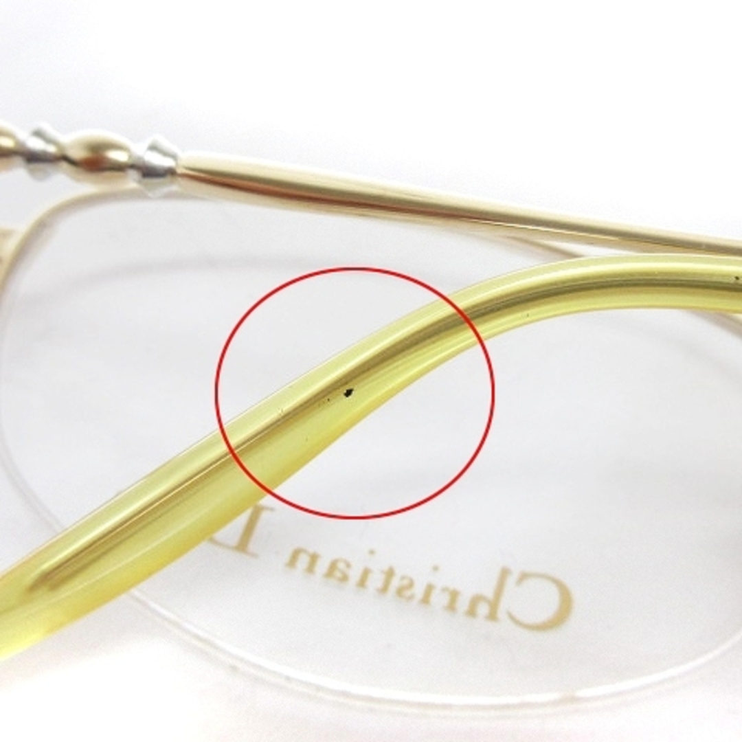 Christian Dior(クリスチャンディオール)のクリスチャンディオール メガネ 眼鏡 ベージュ 53▢18 135 ■SM1 コスメ/美容のスキンケア/基礎化粧品(その他)の商品写真