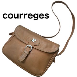 Courreges - courreges ワンショルダーバッグ　ロゴ　フラップ　カメラバッグ