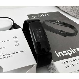 グーグル(Google)のfitbit inspire2 Black フィットネストラッカー 活動量計(その他)