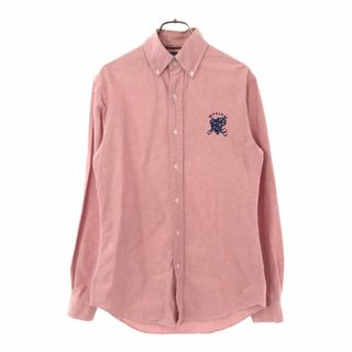 ラルフローレン(Ralph Lauren)のラルフローレン 長袖 ボタンダウンシャツ XS レッド系 RALPH LAUREN メンズ 古着 【240322】(シャツ)