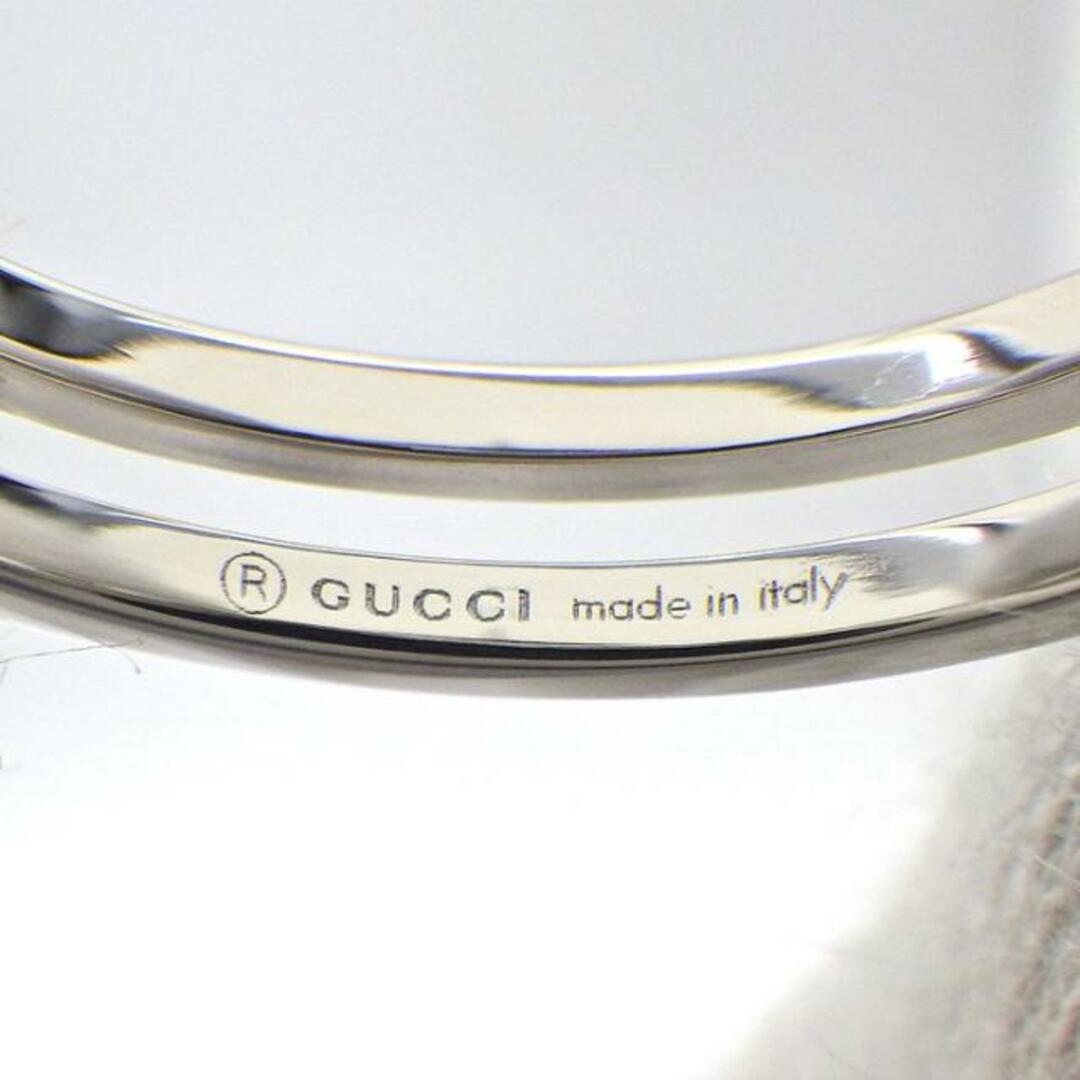 Gucci(グッチ)のグッチ GUCCI リング インフィニティ 日本限定 4.0mm 373514_J8502_9000 ノットモチーフ K18WG 14.5号 / #15 【中古】 レディースのアクセサリー(リング(指輪))の商品写真