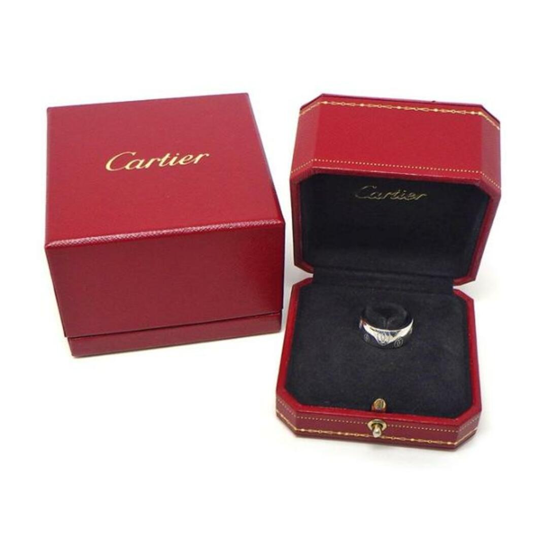 Cartier(カルティエ)のカルティエ Cartier リング ハッピーバ-スデー ラージモデル LM ロゴ C2 2C K18WG 10.5号 / #50 【中古】 レディースのアクセサリー(リング(指輪))の商品写真