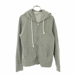 チャンピオン(Champion)のチャンピオン 長袖 ジップパーカー L グレー Champion レディース 古着 【240322】(パーカー)