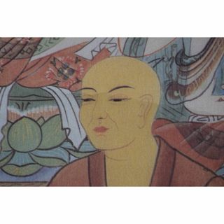 【複製】作者不詳/十三佛図/弘法大師/弘法十三佛図/工芸品/掛軸☆宝船☆Z-96(絵画/タペストリー)