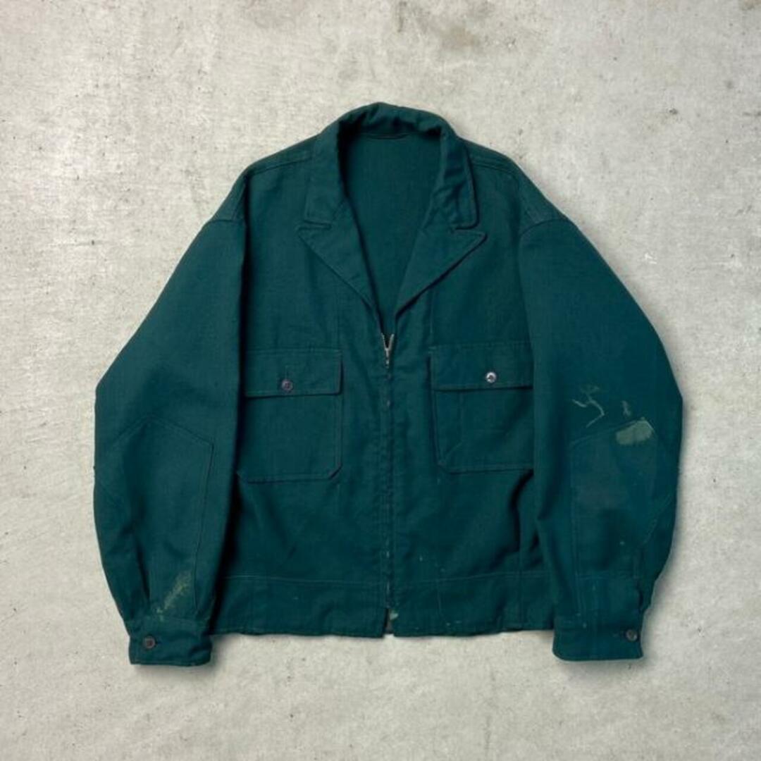 60年代 UNKNOWN ワークジャケット ショート丈 メンズL相当 メンズのジャケット/アウター(カバーオール)の商品写真