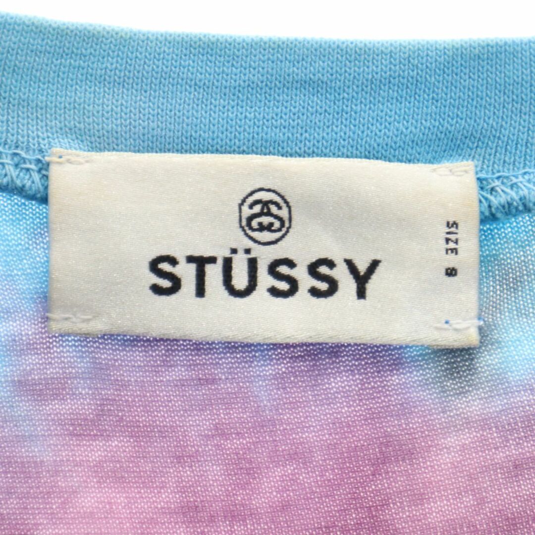 STUSSY(ステューシー)のステューシー プリント 半袖 タイダイ染め Tシャツ S STUSSY メンズ 古着 【240322】 メール便可 メンズのトップス(Tシャツ/カットソー(半袖/袖なし))の商品写真