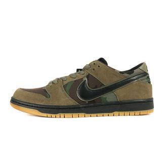 ナイキ(NIKE)の新品同様 NIKE ナイキ サイズ:27.5cm SB ZOOM DUNK LOW PRO CAMO (854866-209) ズーム ダンク ロー プロ スウェード リップストップ US9.5 ローカット スニーカー スケート シューズ 靴【メンズ】【中古】(スニーカー)