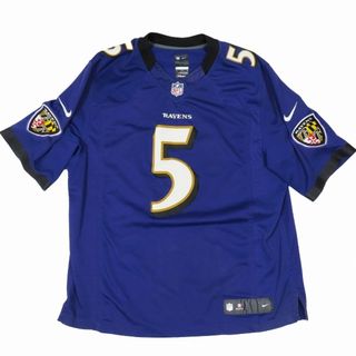 ナイキ(NIKE)のナイキ NIKE NFL レイブンズ 5 FLACCO ゲームシャツ(アメリカンフットボール)