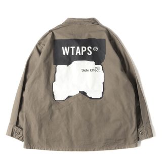 ダブルタップス(W)taps)のWTAPS ダブルタップス ジャケット サイズ:M 19AW グラフィックプリント ジャングル シャツジャケット JUNGLE LS / SHIRT オリーブドラブ アウター ブルゾン 上着【メンズ】【中古】(ミリタリージャケット)