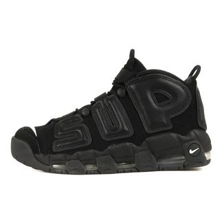 シュプリーム(Supreme)の美品 Supreme シュプリーム サイズ:28.0cm 17SS NIKE AIR MORE UPTEMPO (902290-001) ナイキ モアアップテンポ モアテン ブラック 黒 US10 ハイカット スニーカー シューズ 靴【メンズ】【中古】(スニーカー)