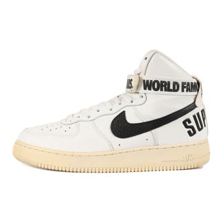 シュプリーム(Supreme)のSupreme シュプリーム サイズ:28.5cm 14AW NIKE AIR FORCE 1 HIGH SUPREME SP (698696-100) ナイキ エアフォース1 ハイ ホワイト 白 US10.5 ハイカット スニーカー シューズ 靴【メンズ】【中古】(スニーカー)