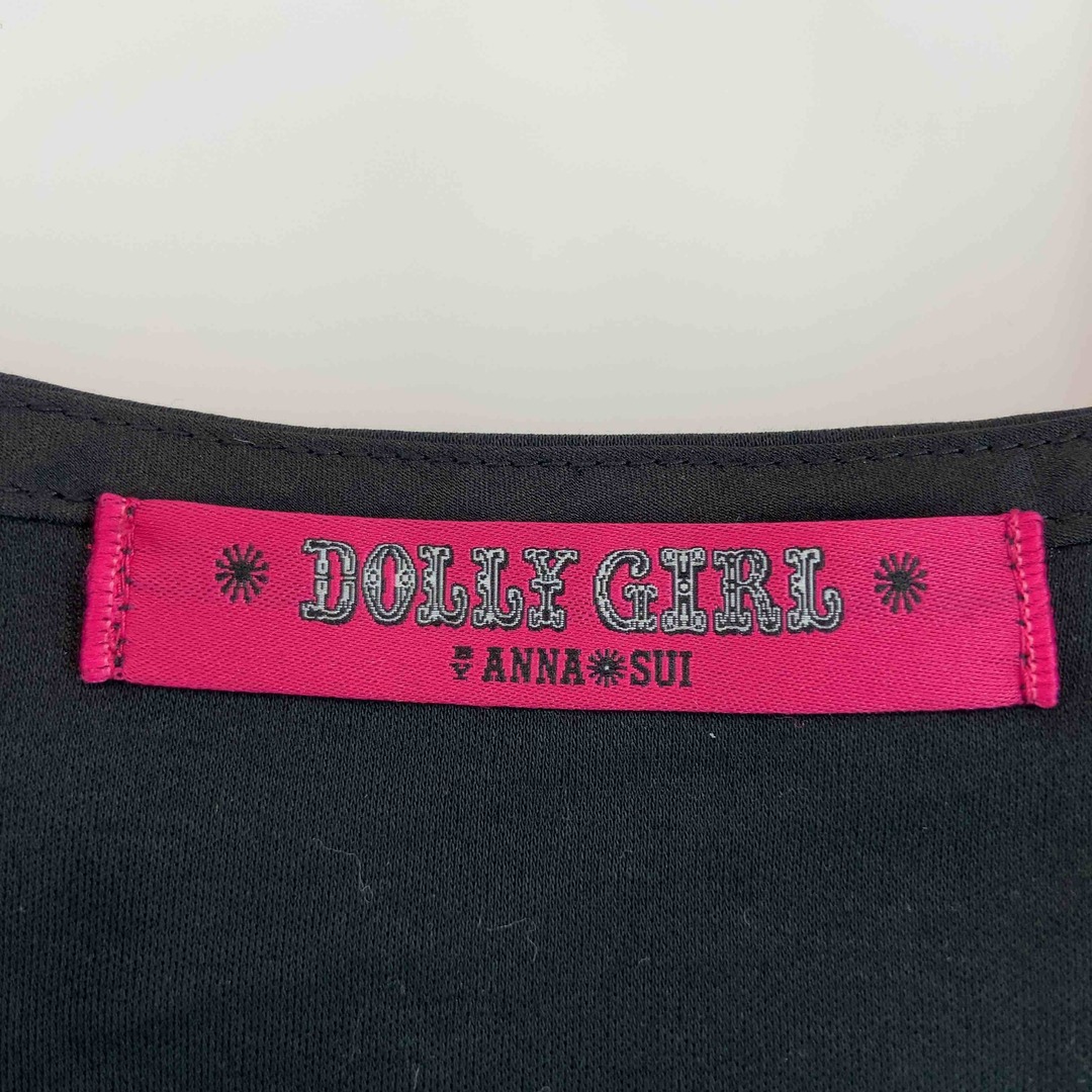 DOLLY GIRL BY ANNA SUI(ドーリーガールバイアナスイ)のDOLLY GIRL BY ANNA SUI  ドーリーガールバイアナスイ　レディース Tシャツ（半袖）黒 レディースのトップス(Tシャツ(半袖/袖なし))の商品写真