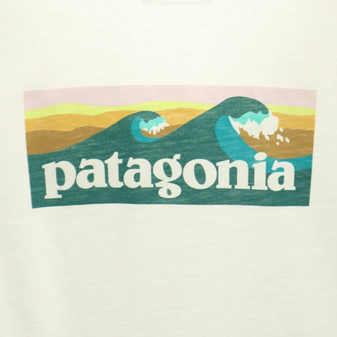 patagonia(パタゴニア)のパタゴニア アウトドア バックプリント 半袖 Tシャツ XS 白 patagonia レディース 古着 【240322】 メール便可 レディースのトップス(Tシャツ(半袖/袖なし))の商品写真