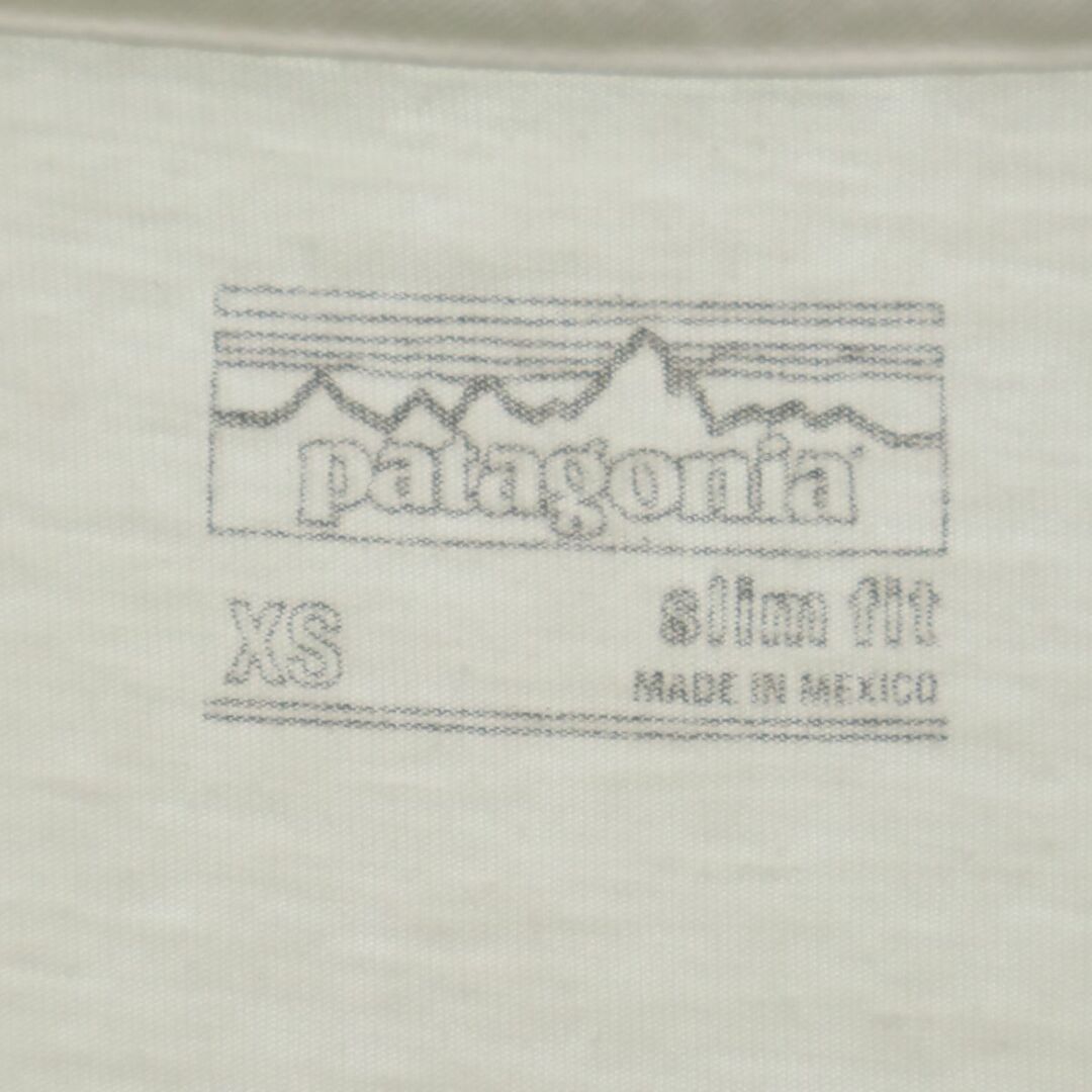 patagonia(パタゴニア)のパタゴニア アウトドア バックプリント 半袖 Tシャツ XS 白 patagonia レディース 古着 【240322】 メール便可 レディースのトップス(Tシャツ(半袖/袖なし))の商品写真