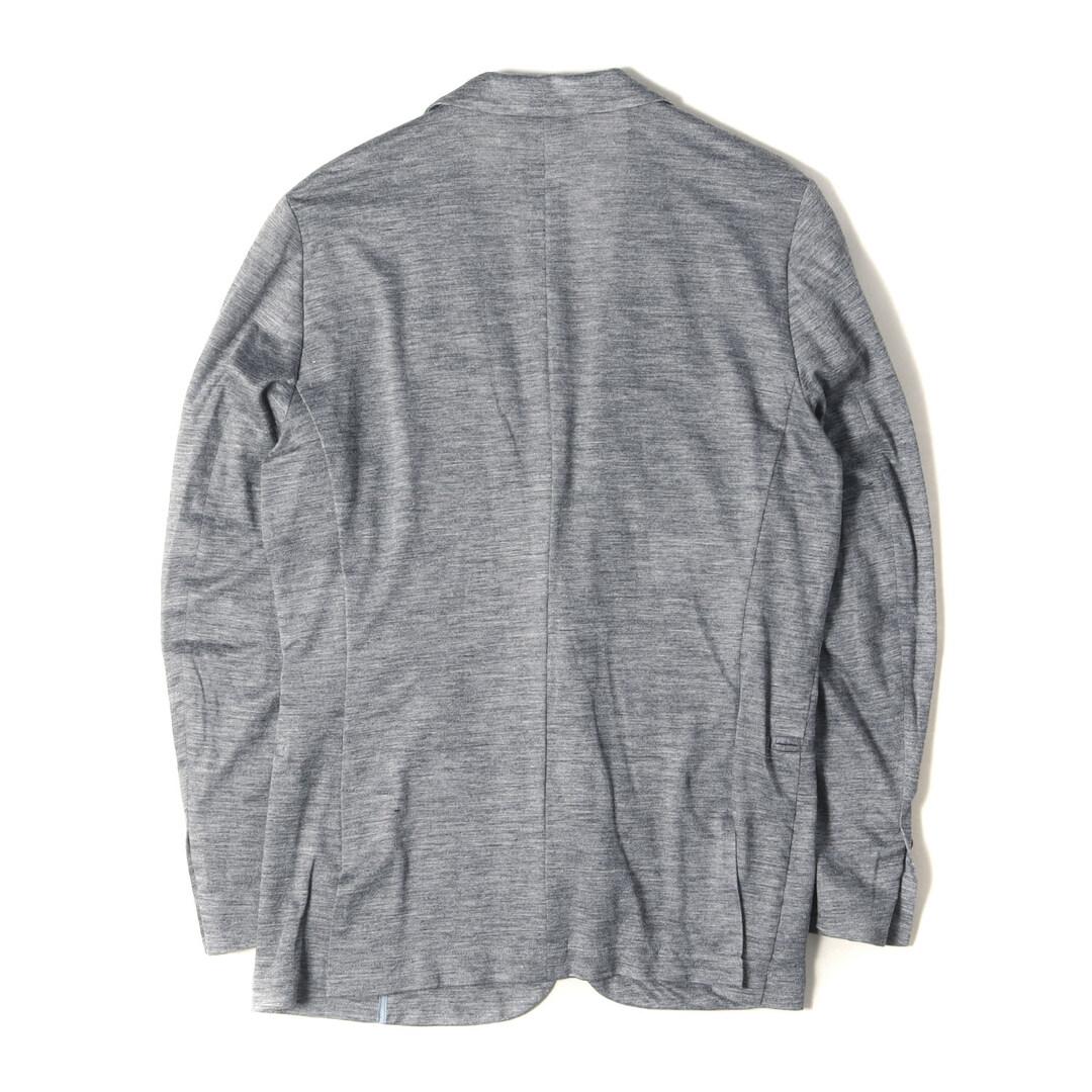 Paul Smith(ポールスミス)のPaul Smith ポールスミス ジャケット サイズ:L リネン ジャージー 2B テーラードジャケット LINEN JERSEY JACKET 183053 1599K アンコン ヘザーグレー アウター ブレザー 上着 日本製【メンズ】【中古】 メンズのジャケット/アウター(テーラードジャケット)の商品写真