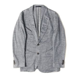 ポールスミス(Paul Smith)のPaul Smith ポールスミス ジャケット サイズ:L リネン ジャージー 2B テーラードジャケット LINEN JERSEY JACKET 183053 1599K アンコン ヘザーグレー アウター ブレザー 上着 日本製【メンズ】【中古】(テーラードジャケット)