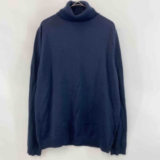 ザラ(ZARA)のZARA ザラ レディース ニット/セーター ハイネック タートルネック ネイビー(ニット/セーター)