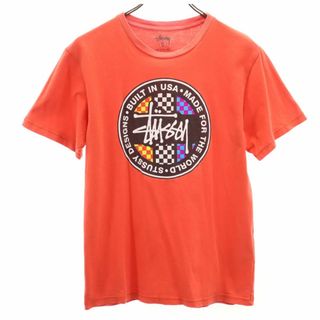 ステューシー(STUSSY)のステューシー 半袖 Tシャツ S オレンジ STUSSY メンズ 古着 【240322】 メール便可(Tシャツ/カットソー(半袖/袖なし))