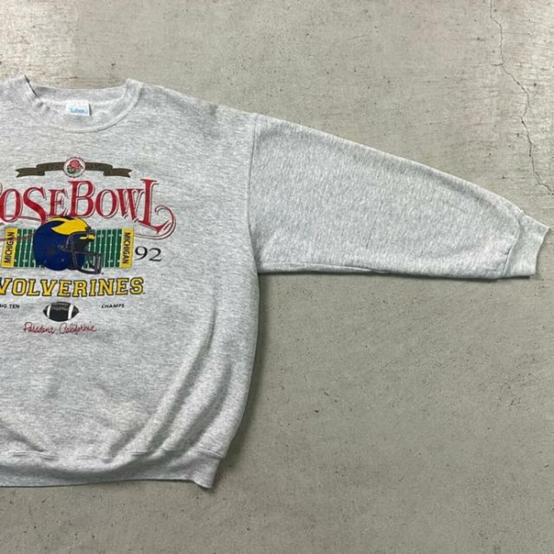 90年代 USA製 カレッジ チーム アメフト プリントスウェットシャツ メンズ2XL メンズのトップス(スウェット)の商品写真