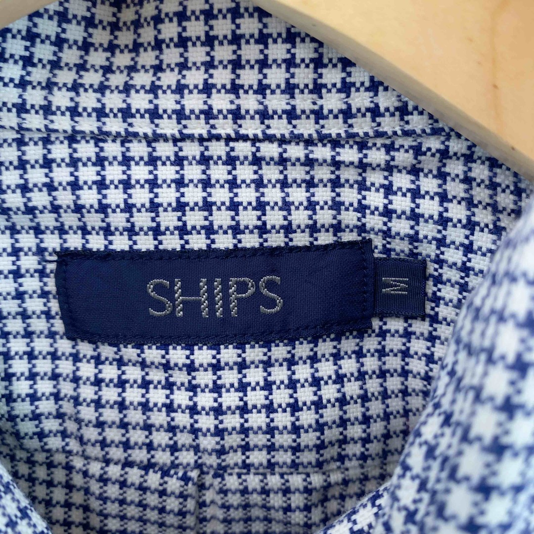 SHIPS(シップス)のSHIPS シップス メンズ チェック ボタンダウン 長袖シャツ メンズのトップス(シャツ)の商品写真