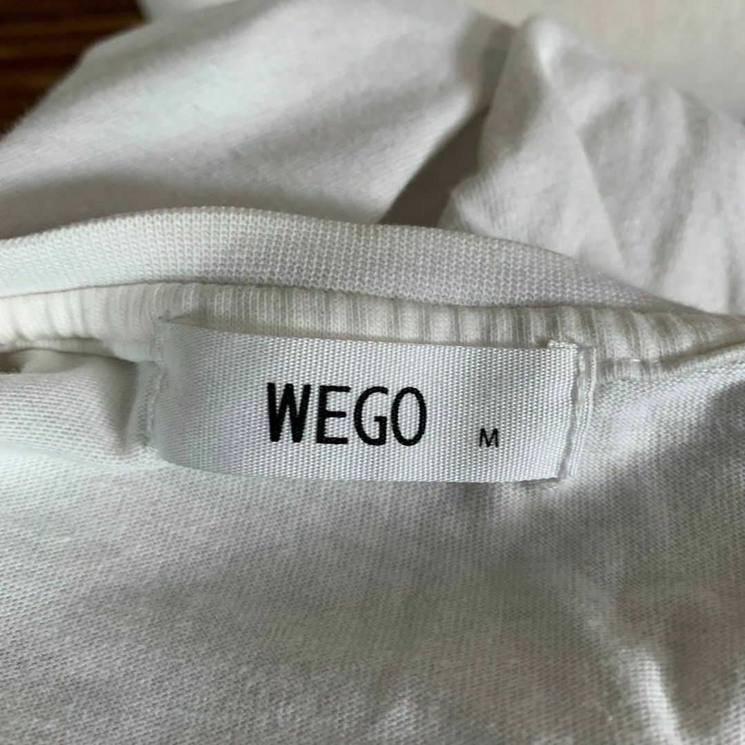 WEGO(ウィゴー)のウィゴー WEGO Tシャツ Mサイズ 白 ホワイト ディズニー ミッキー メンズのトップス(Tシャツ/カットソー(半袖/袖なし))の商品写真