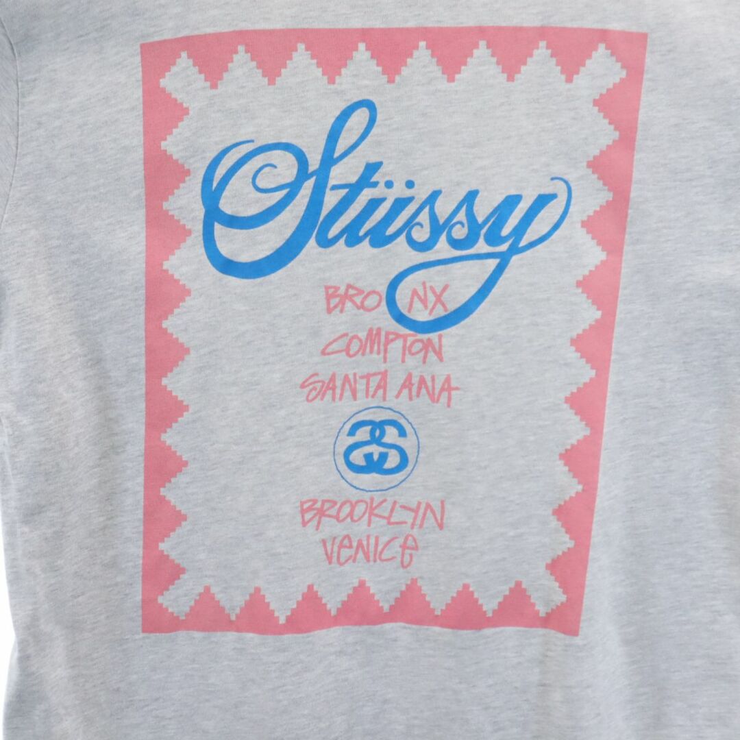 STUSSY(ステューシー)のステューシー 半袖 Tシャツ M グレー STUSSY メンズ 古着 【240322】 メール便可 メンズのトップス(Tシャツ/カットソー(半袖/袖なし))の商品写真