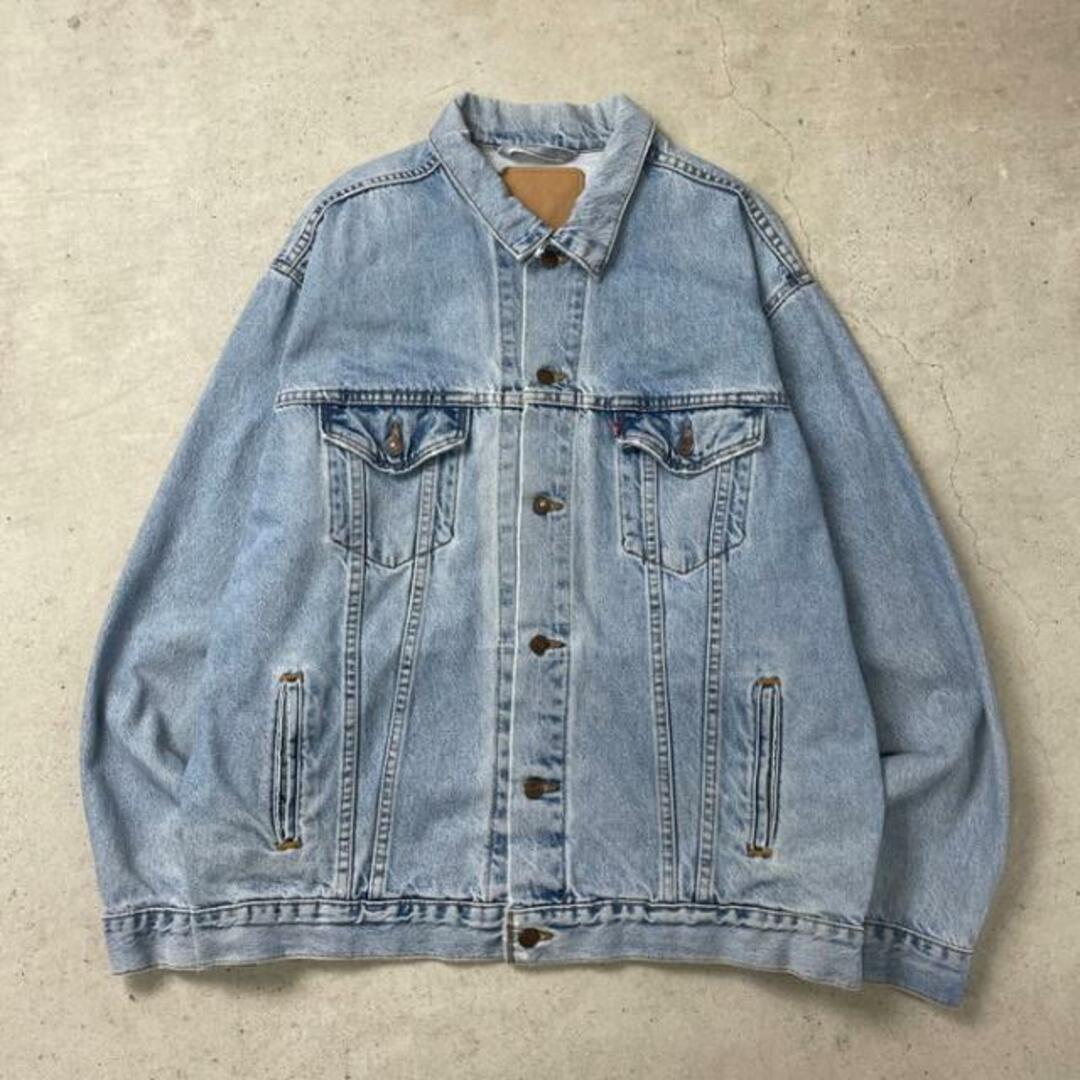 Levi's(リーバイス)の80年~90年代 USA製 Levi's リーバイス デニムジャケット メンズXL相当 メンズのジャケット/アウター(Gジャン/デニムジャケット)の商品写真