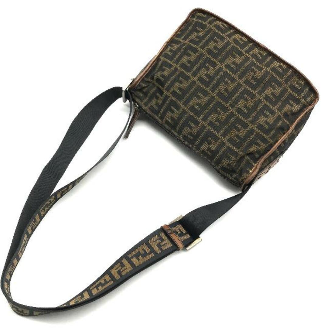 FENDI フェンディ ズッカ柄 ミニ ショルダー バッグ キャンバス FENDI フェンディ ズッカ柄 ミニ ショルダー バッグ キャンバス