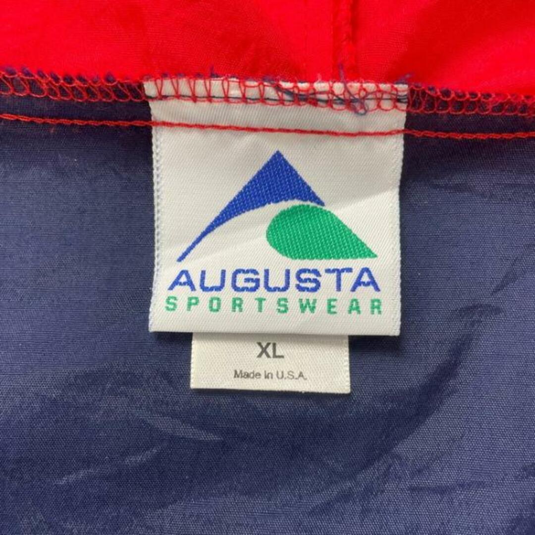 90年代 USA製 AUGUSTA SPORTSWEAR ナイロンアノラックパーカー 企業ロゴ刺繍 メンズXL メンズのトップス(パーカー)の商品写真