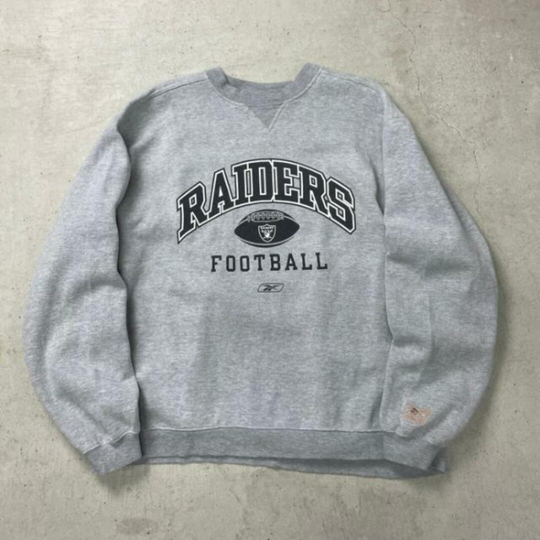 Reebok リーボック NFL RAIDERS スウェットシャツ メンズ2XL メンズのトップス(スウェット)の商品写真