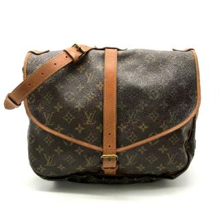 ルイヴィトン(LOUIS VUITTON)のLOUISVUITTON ルイヴィトン モノグラム ソミュール ショルダー バッグ PVC レザー ブラウン k1418(ショルダーバッグ)