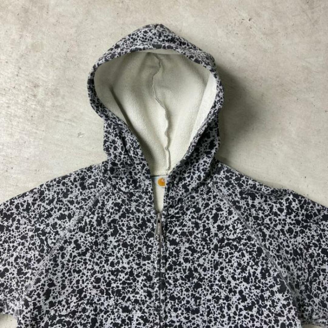 carhartt(カーハート)のCarhartt カーハート 総柄 フルジップ スウェットパーカー メンズS メンズのトップス(パーカー)の商品写真